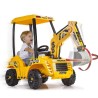 Famosa FEB17000 Feber Super Digger, Escavatore Elettrico 12V