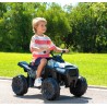 Famosa FEN47000 FEBER - Quad Boxer 12V, Quad elettrico per bambini da 3 anni, con acceleratore, ruote grandi e robuste per la s