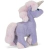 Trudi 55919 Sw Col Unicorno viola Peluche unicorno arcobaleno, regalo bambini compleanno | 10x10x4 cm taglia XXS | Fantasy Unic