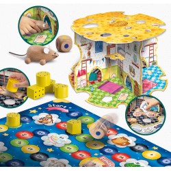 Lisciani Giochi - Montessori Baby Wood the House of the Mouse