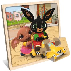 Lisciani Giochi - Bing wooden puzzle 9, 111213