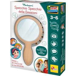 Lisciani Giochi - Montessori Legno Lo Specchio delle Emozioni, 113712