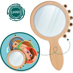 Lisciani Giochi - Montessori Legno Lo Specchio delle Emozioni, 113712