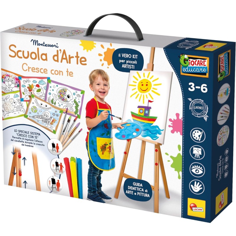 Lisciani Giochi - 113835 Montessori Scuola D Arte Cresce con Te
