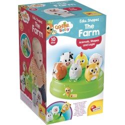 Lisciani Giochi - Carotina Baby Edu shapes - The farm, 109944