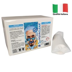 Aquaclear - Flocculante pastiglie in calza da 125gr. 1kg