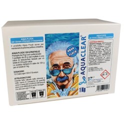 Aquaclear - Flocculante pastiglie in calza da 125gr. 1kg