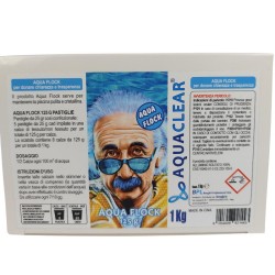 Aquaclear - Flocculante pastiglie in calza da 125gr. 1kg