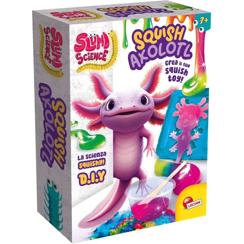 Lisciani Giochi - Slumi Science Pocket Squish Axolotl, 110322