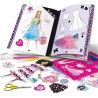 Lisciani Giochi - Barbie Fashion School, Pattern, Stickers, Stencil, Cambia Colore e Pennarelli Fluo, Multicolore, 86023