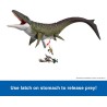 Mattel Jurassic World Rebirth - Mosasauro Super Colossale, enorme dinosauro snodato con due mosse d attacco, look fedele al fil