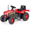 Dolu - Trattore Cavalcabile con pedali rosso, 6268050