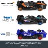 Hot Wheels Racing - Circuito Sprint Formula 1, set pista a due modalità di gioco e con 3 veicoli F1 inclusi, McLaren F1 Team, A