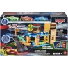Mattel CARS - Garage Fluo di Cooper Canyon, playset Glow Racers a 2 piani con 3 auto luminose incluse, officina e ascensore fun