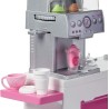 Mattel Barbie - Playset La Caffetteria, con Bambola Curvy Bionda, Macchina per Caffè, Bancone e Oltre 20 Accessori, GMW03