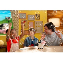 Goliath - MUU MUU ACHUU - Gioco in Scatola - Mucca Simpatica che Fa Bolle con Suoni e Starnuto - Stimola i Riflessi - per 2-4 G