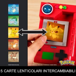 MEGA Pokémon - Pokédex della regione di Kanto, set da costruire con 322 pezzi, display, dettagli luminosi e 5 carte lenticolari