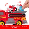 Mattel CARS - Sfreccia e Soccorri Red e Guido Pompieri, set con camion dei pompieri, 2 bersagli a forma di fiamma e 2 proiettil