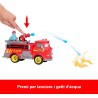 Mattel CARS - Sfreccia e Soccorri Red e Guido Pompieri, set con camion dei pompieri, 2 bersagli a forma di fiamma e 2 proiettil