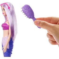 Mattel - Mermaid Barbie Dolls - Confezione da 2: animali marini, fasce per capelli e accessori oceanici Barbie, HRG71