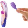 Mattel - Mermaid Barbie Dolls - Confezione da 2: animali marini, fasce per capelli e accessori oceanici Barbie, HRG71