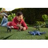 Mattel Jurassic World La Rinascita, Predatori Giganti, dinosauro giocattolo Tirannotitano, 2 attacchi furiosi attivati dalla co