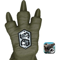 Mattel Jurassic World La Rinascita, Predatori Giganti, dinosauro giocattolo Tirannotitano, 2 attacchi furiosi attivati dalla co