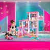 Barbie - Cabrio Veicolo Decapottabile Rosa a Due Posti con Ruote Funzionanti e Dettagli Realistici, Giocattolo per Bambini 3+ A