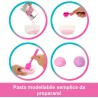 Barbie Party Surprise - Birthday Bows, bambola con 10 accessori a sopresa, effetto cambia colore e decorazioni per la torta, JF