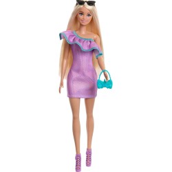 Mattel - Barbie Fashionista Moda Notte con abiti ed accessori, HYT61