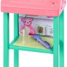 Barbie Carriere - Pediatra, set bambola bionda con divisa da medico rosa e un neonato, stetoscopio, mobili e accessori inclusi,