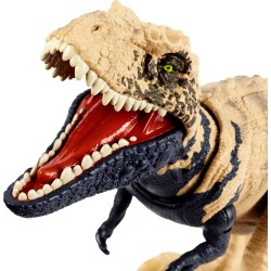 Mattel Jurassic World - Bistahieversor Predatori Giganti, dinosauro grande specie con mossa d attacco famelica, coda mobile e a