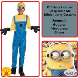 Rubies - Costume Minions Jerry Bambino Tg.M (5/7 anni), IT630725-M