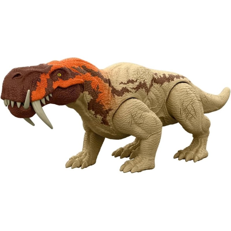 Mattel - Jurassic World Rebirth Strike Attack Inostrancevia | Action Figure Dinosauro