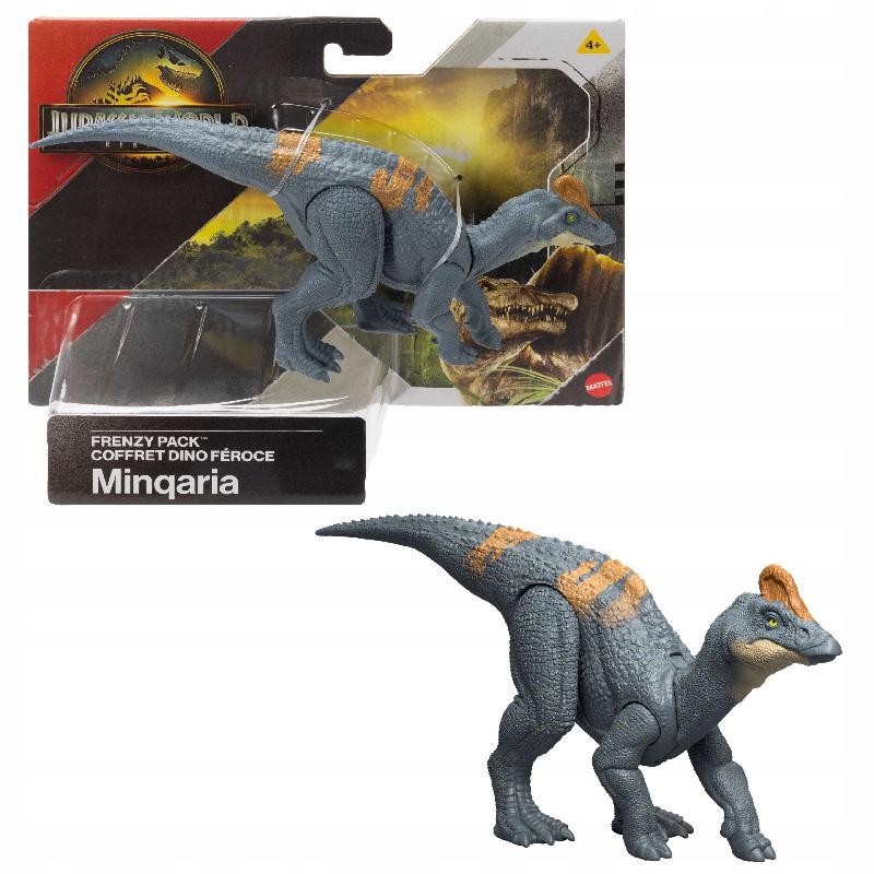 Mattel - Jurassic World Rebirth Frenzy Pack Minqaria Action Figure, JGB75