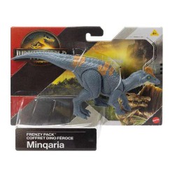 Mattel - Jurassic World Rebirth Frenzy Pack Minqaria Action Figure, JGB75