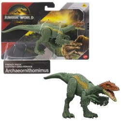 Mattel - Jurassic World Frenzy Pack Dinosauri Digital Play: Archaeornithomimus, JGB76