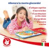 Quercetti FantaColor Tab 150 Chiodini, Giochi da Tavolo Bambini 3-6 Anni, Educativo e Creativo, con Tavoletta, Guida e Cestello