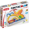Quercetti Fantacolor Portable Large 280 Chiodini Colorati, Giochi Educativi, Giochi da Tavolo Bambini con Valigetta con Tavolet