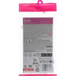 Mattel - Indumento per bambola Barbie - Confezione 1 - Abito da sera con volant stampato a cuore, occhiali, tacchi rosa, abbigl