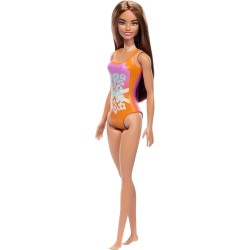 Mattel - Barbie Beach castana, HXX50