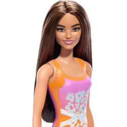 Mattel - Barbie Beach castana, HXX50