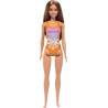 Mattel - Barbie Beach castana, HXX50