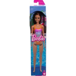 Mattel - Barbie Beach castana, HXX50