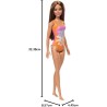 Mattel - Barbie Beach castana, HXX50