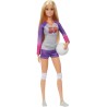 Barbie Carriere - Barbie Pallavolista, bambola snodata con divisa sportiva, palla e accessori, giocattolo per bambini, HKT72