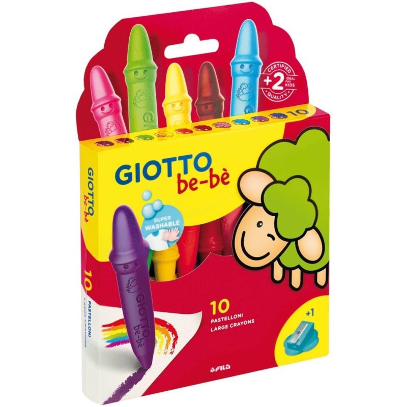 Pastelloni Cera Giotto Be-bè 10 Pz