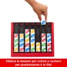 Mattel Games - UNO Quattro, combina l abilità di abbinare il colore o il numero alla sfida di posizionare quattro tessere in fi