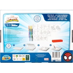 Disney - Marvel - Spidey and his Amazing Friends - Spray Pen Set - Colouring Pens for Children - Colouring Set with Colouring P