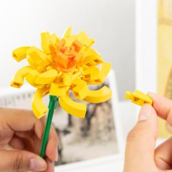 Nice Group-Flower Mattoncini-Set da Costruzione in Blocchi del Fiore Dalia, 78006